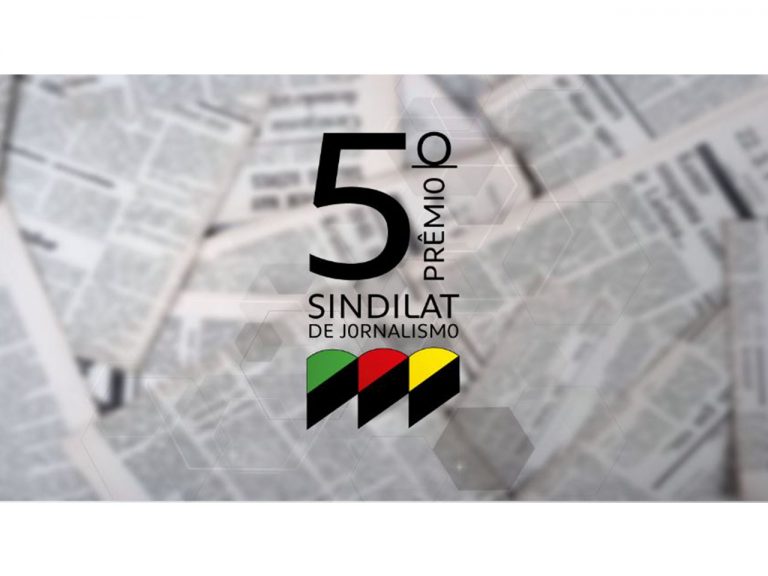 Conhecidos os finalistas do Prêmio Sindilat de Jornalismo