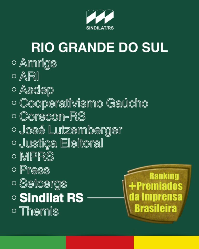 Prêmio Sindilat/RS de Jornalismo passa a valer na definição dos profissionais de imprensa mais premiados